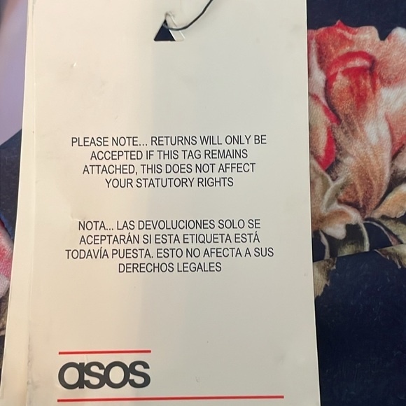 ASOS Navy Floral Blazer - Picture 8 of 8